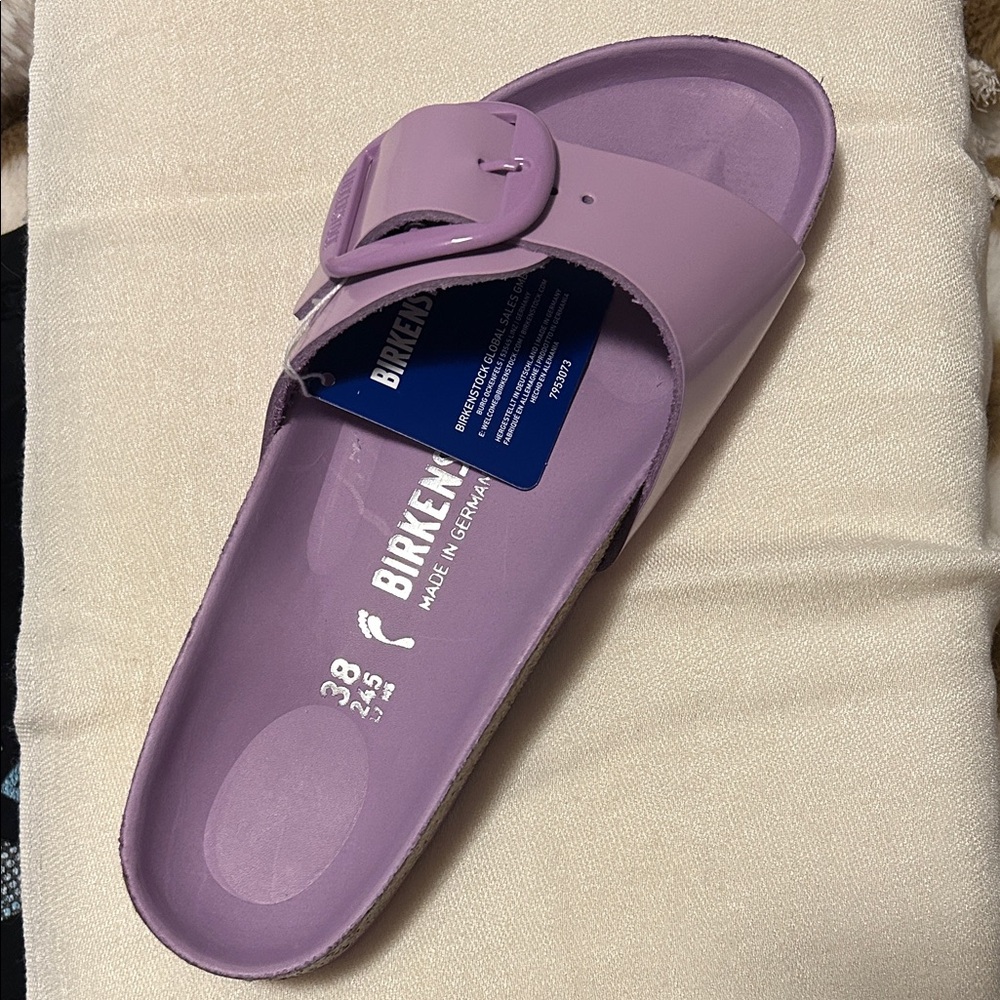 NWT Birkenstock Women's Lavender Slide Sandals
